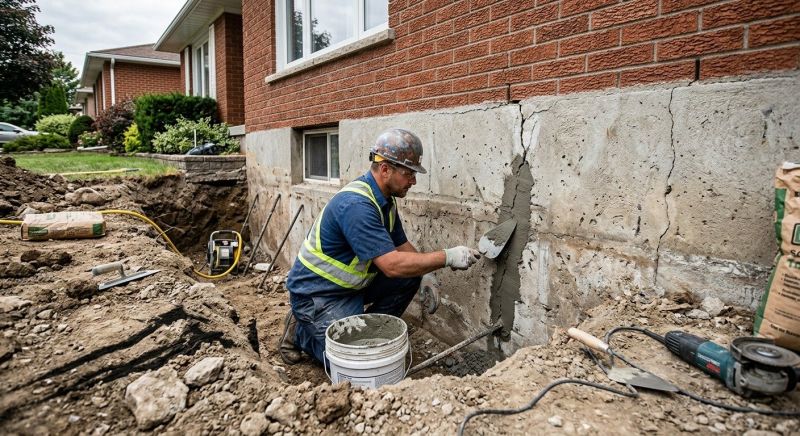Basement Foundation Repair in Exeter, RI