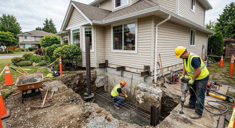 Building Foundation Repair in Exeter, RI