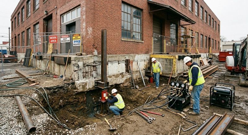 Building Foundation Repair in Warwick, RI