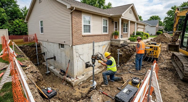 Building Foundation Repair in West Kingston, RI