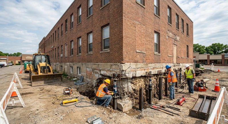 Commercial Foundation Repair in Tiverton, RI