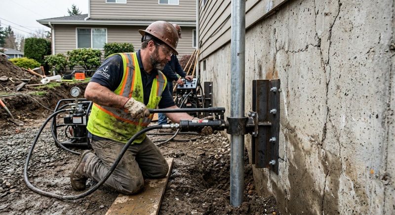 Concrete Foundation Leveling in Lincoln, RI