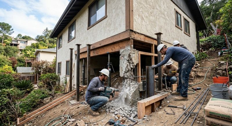 Concrete Foundation Repair in Bristol, RI