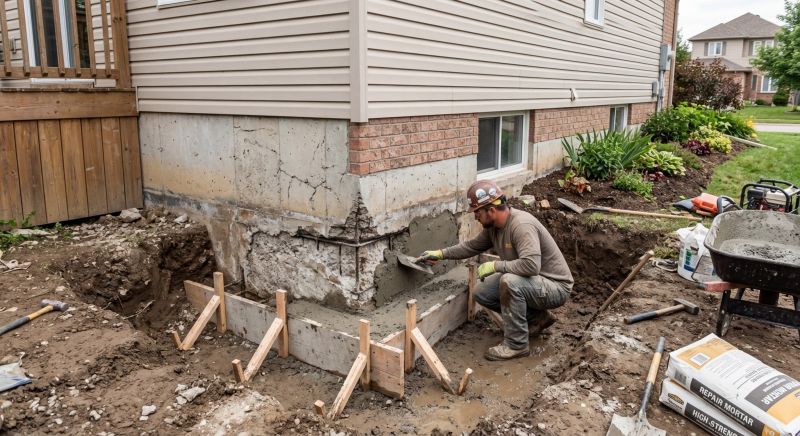 Concrete Foundation Repair in Exeter, RI