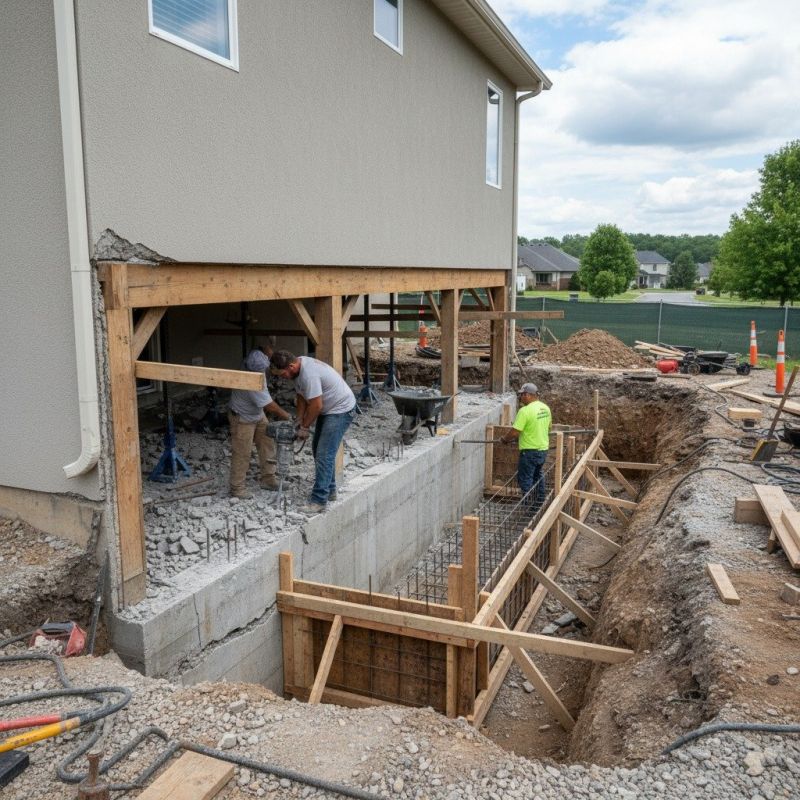 Concrete Foundation Repair in Providence County, RI