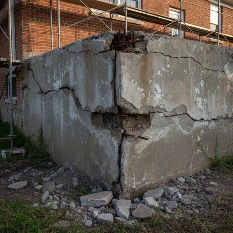 Cracked Foundation Repair in Fall River, MA