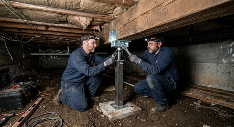 Crawlspace Foundation Repair in Jamestown, RI