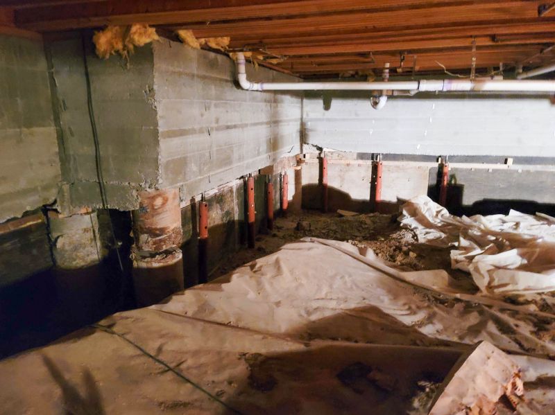 Crawlspace Foundation Repair in Rochester, MA