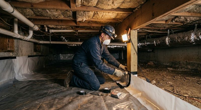 Crawlspace Repair in Tiverton, RI