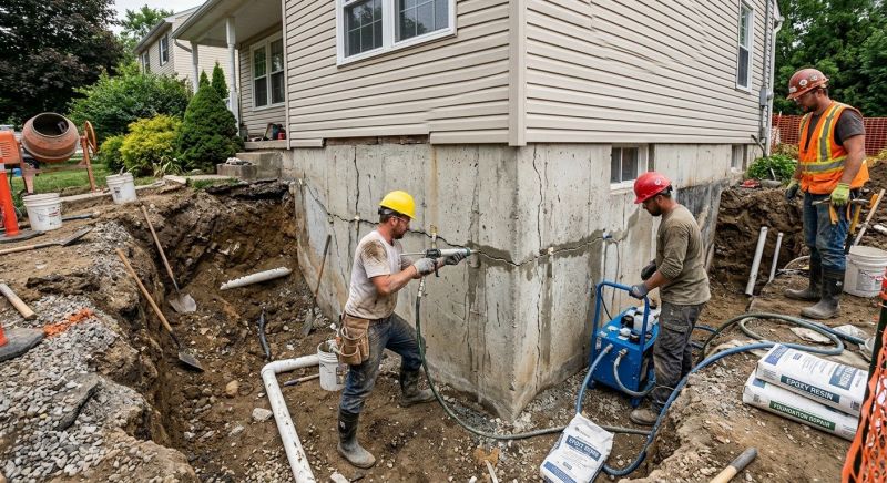 Foundation Damage Repair in Attleboro, MA