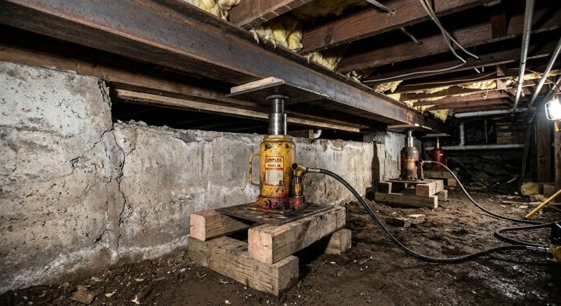 Foundation Jacking in Jamestown, RI
