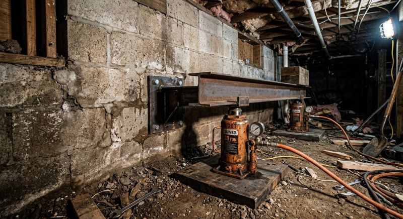 Foundation Jacking in Little Compton, RI