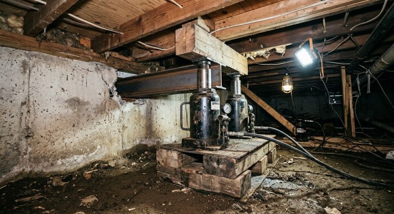 Foundation Jacking in Marion, MA