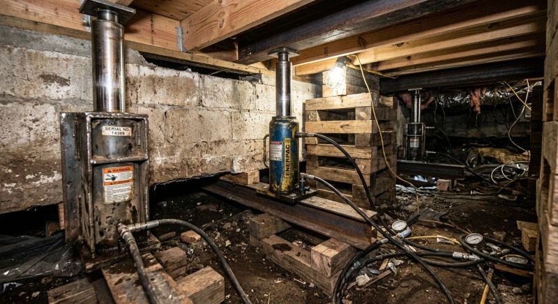 Foundation Jacking in Pawtucket, RI