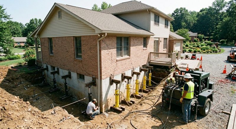Foundation Jacking in Rehoboth, MA
