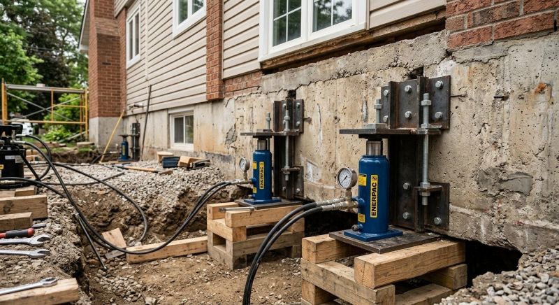 Foundation Jacking in Washington County, RI