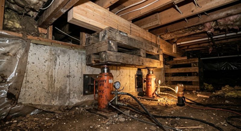 Foundation Jacking in West Wareham, MA