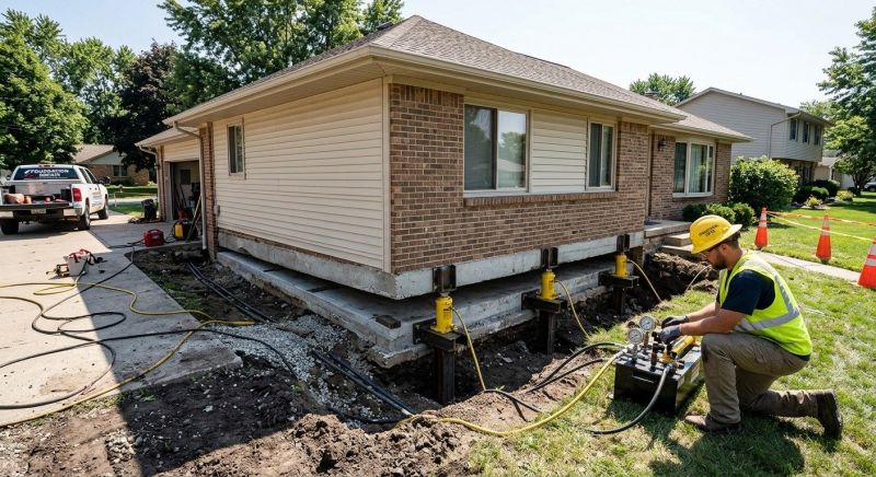 Foundation Lifting in Bristol, RI