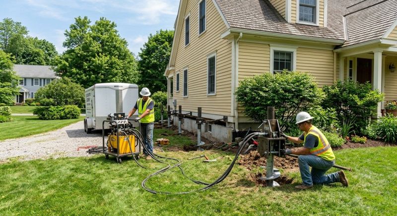 Foundation Lifting in Coventry, RI