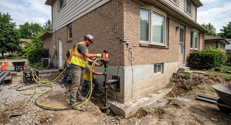 Foundation Lifting in Middleboro, MA