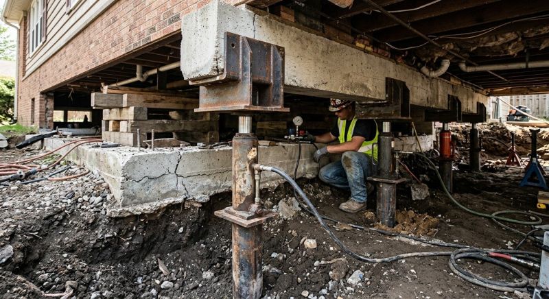 Foundation Lifting in Washington County, RI