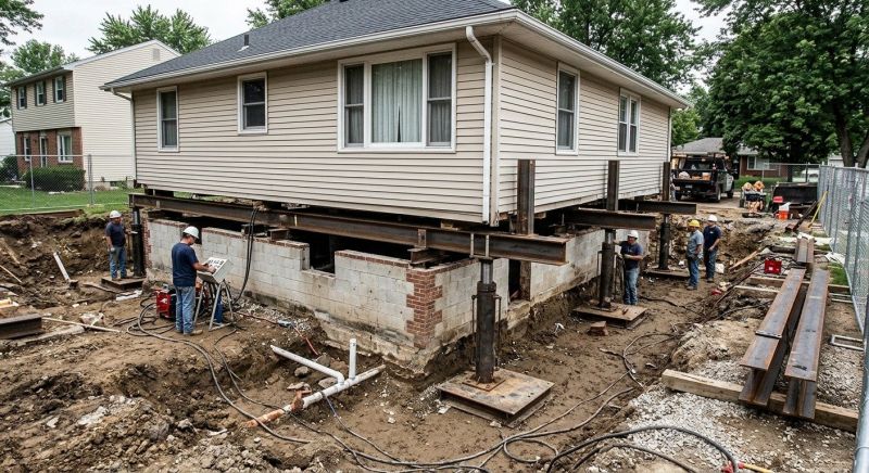 Foundation Raising in Barrington, RI