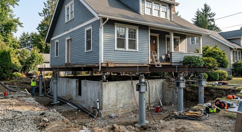 Foundation Raising in Warwick, RI