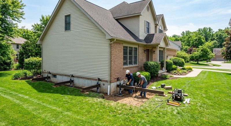 Foundation Releveling in Tiverton, RI