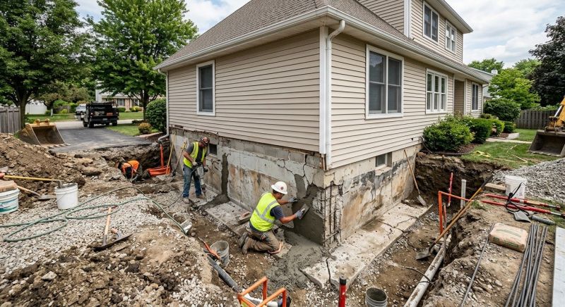 Foundation Restoration in Tiverton, RI