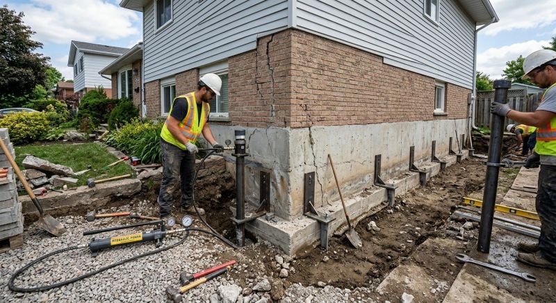Foundation Stabilizing in Johnston, RI