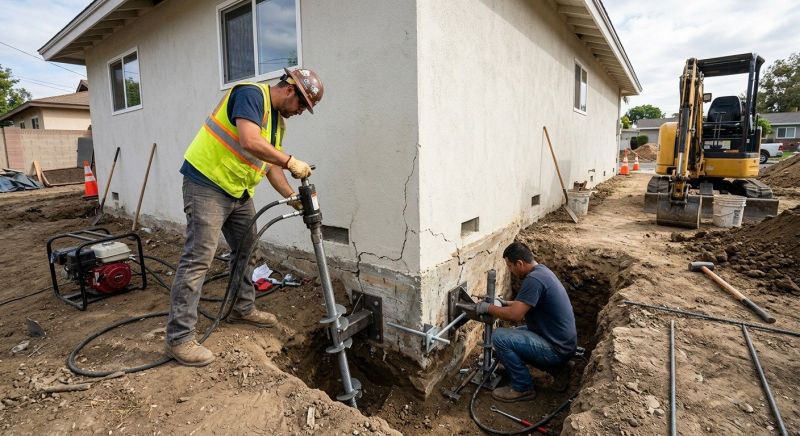 Foundation Stabilizing in Rehoboth, MA