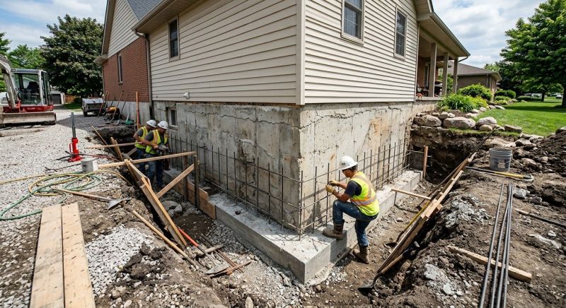 Foundation Strengthening in Tiverton, RI