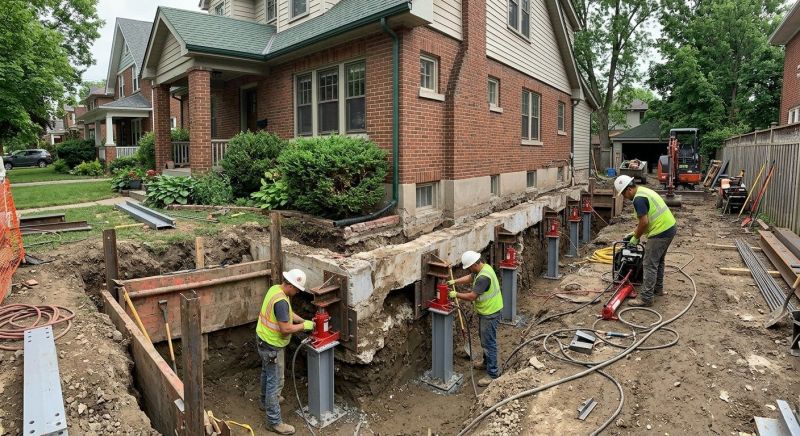 Foundation Underpinning in Tiverton, RI