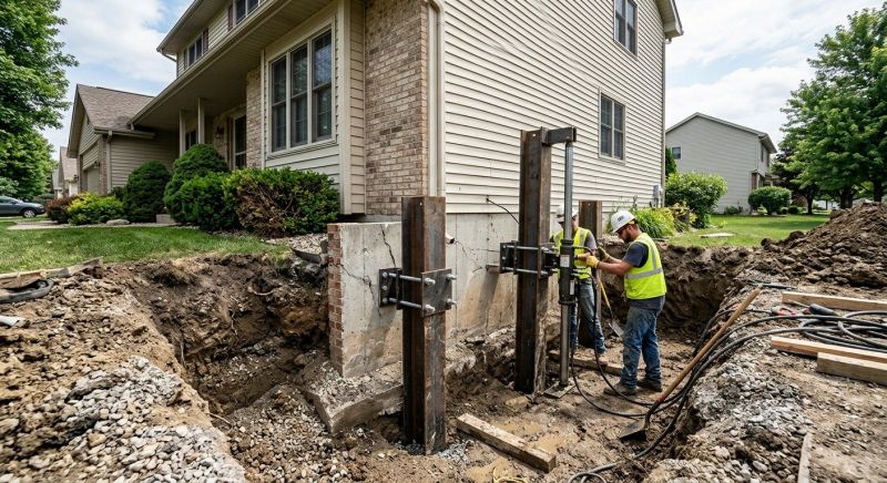 Foundation Underpinning in Tiverton, RI