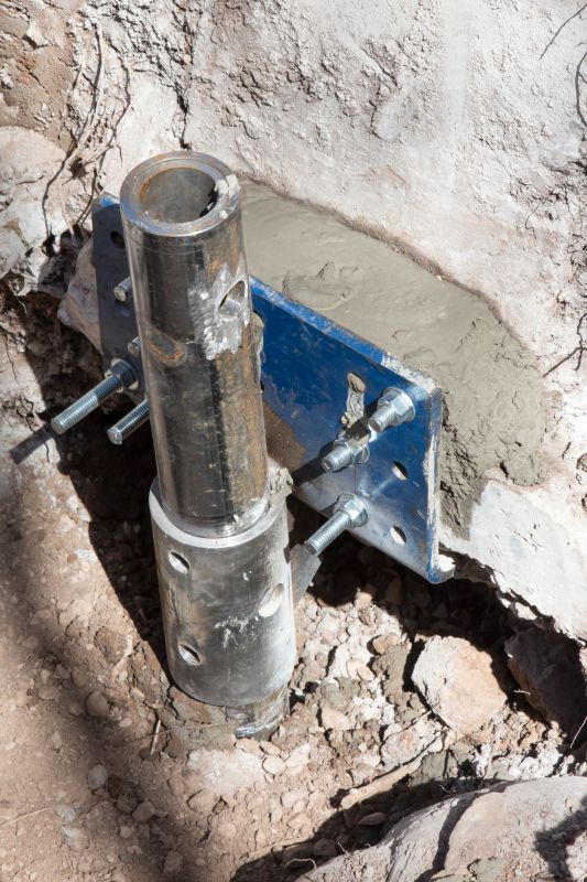 Helical Piers Installation in Tiverton, RI