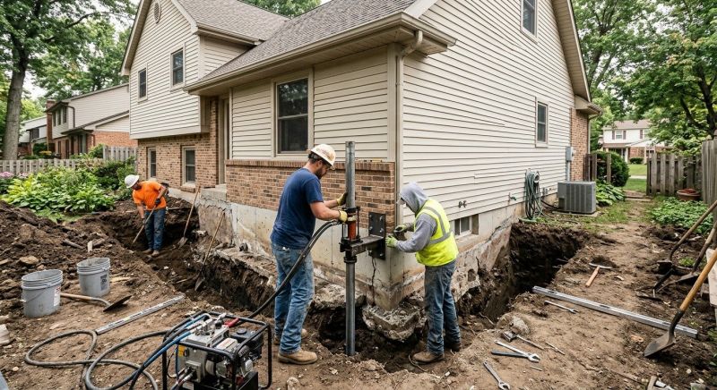 Home Foundation Repair in West Warwick, RI