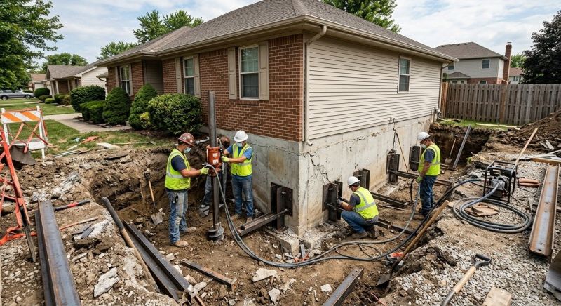 House Foundation Repair in Attleboro, MA