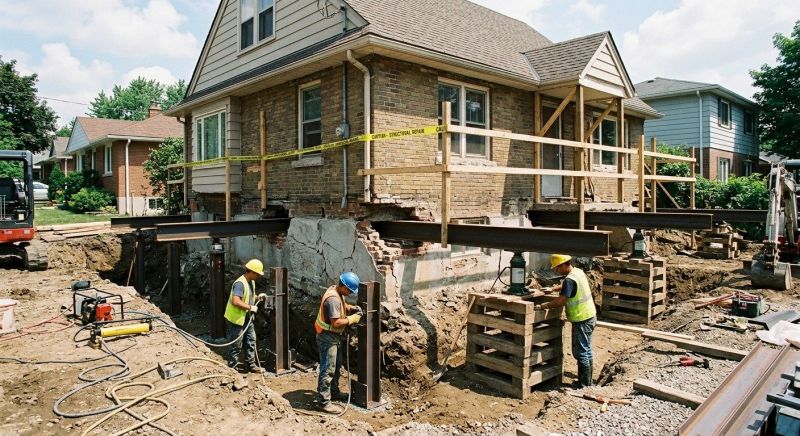 House Foundation Repair in West Wareham, MA