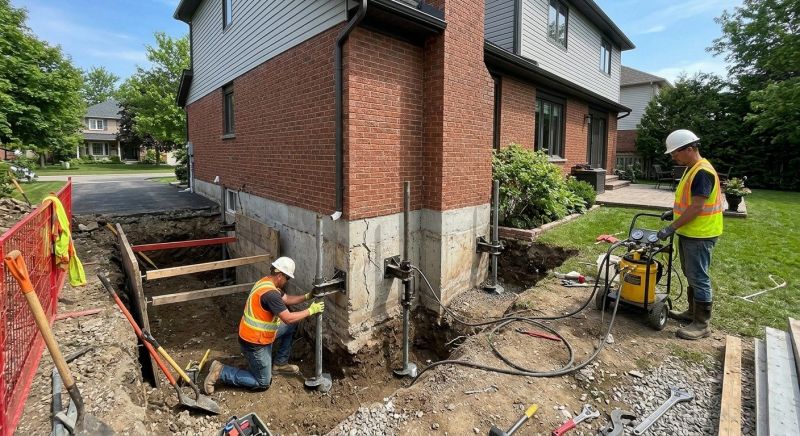 House Underpinning in Tiverton, RI
