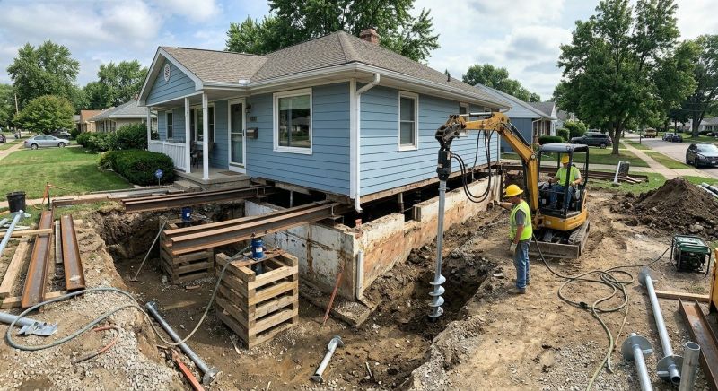 House Underpinning in Tiverton, RI