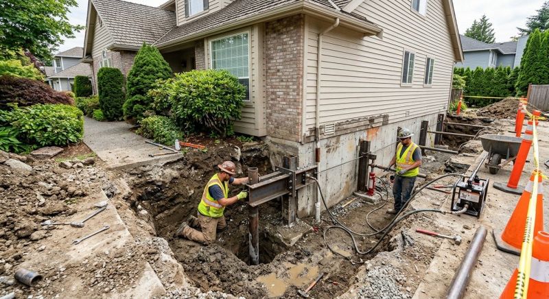 Residential Foundation Repair in Tiverton, RI