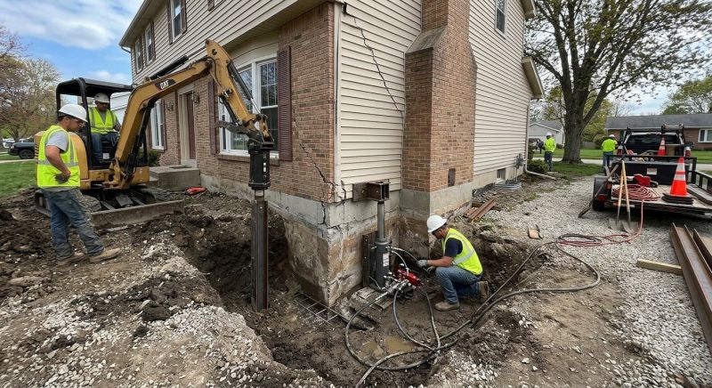 Sinking Foundation Repair in Riverside, RI