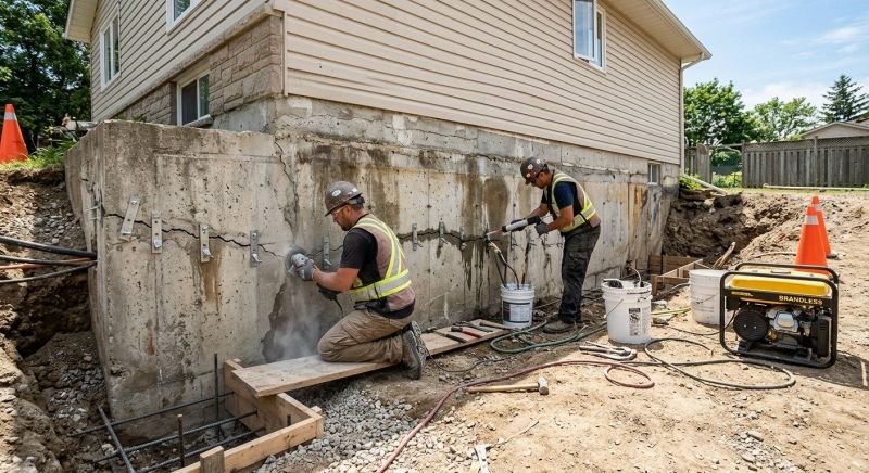 Structural Foundation Repair in East Taunton, MA
