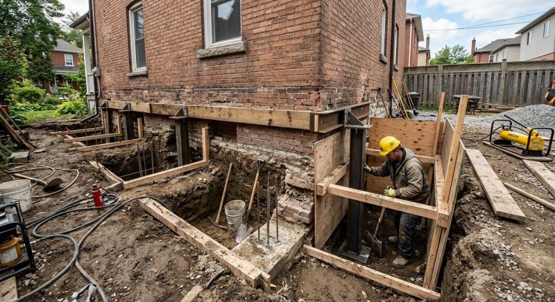 Underpinning Repair in Tiverton, RI